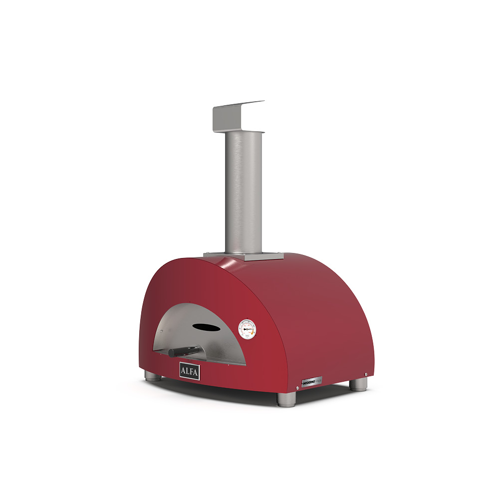 ALFA - 1 PIZZA wood, antik červená