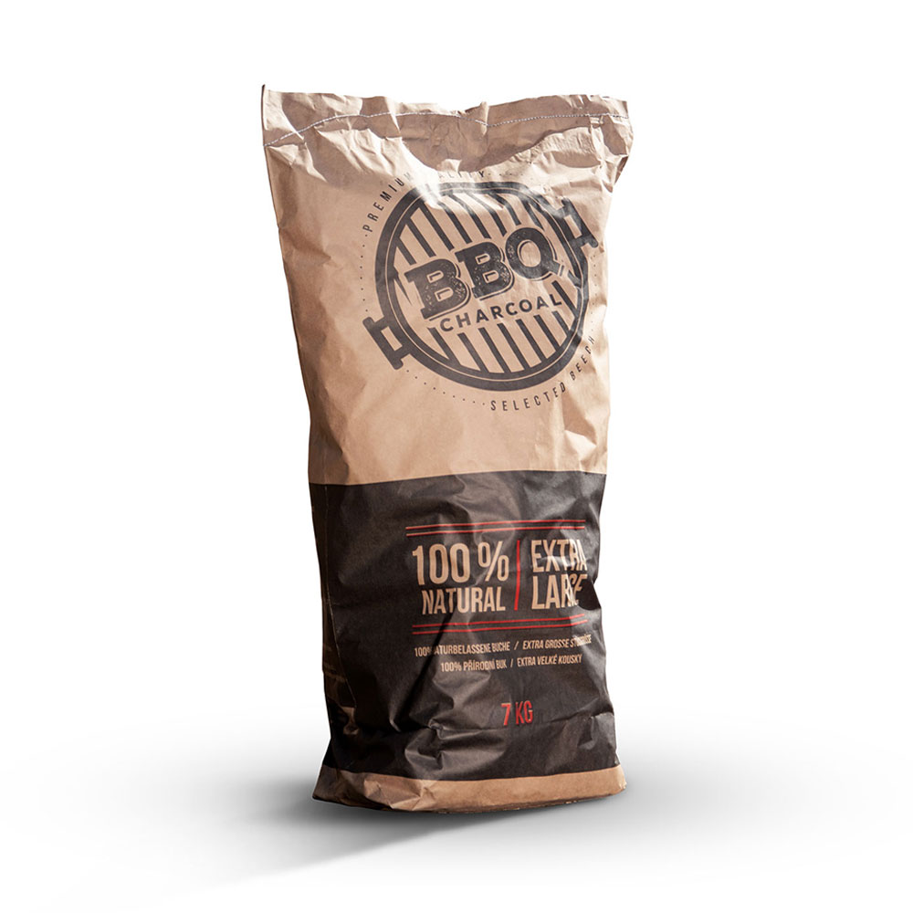 BBQ - Dřevěné uhlí 100% Natural 7 kg