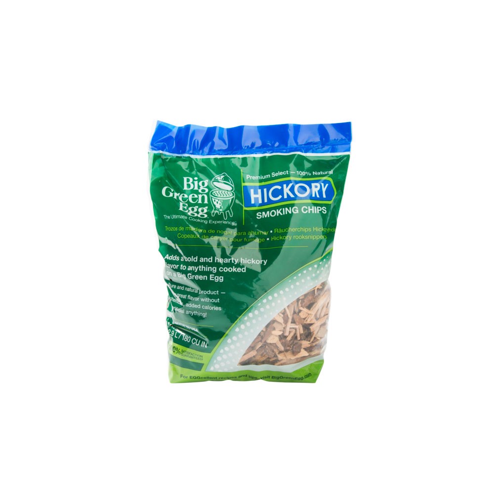 BGE - Dřevěné štěpky na uzení Hickory ořech