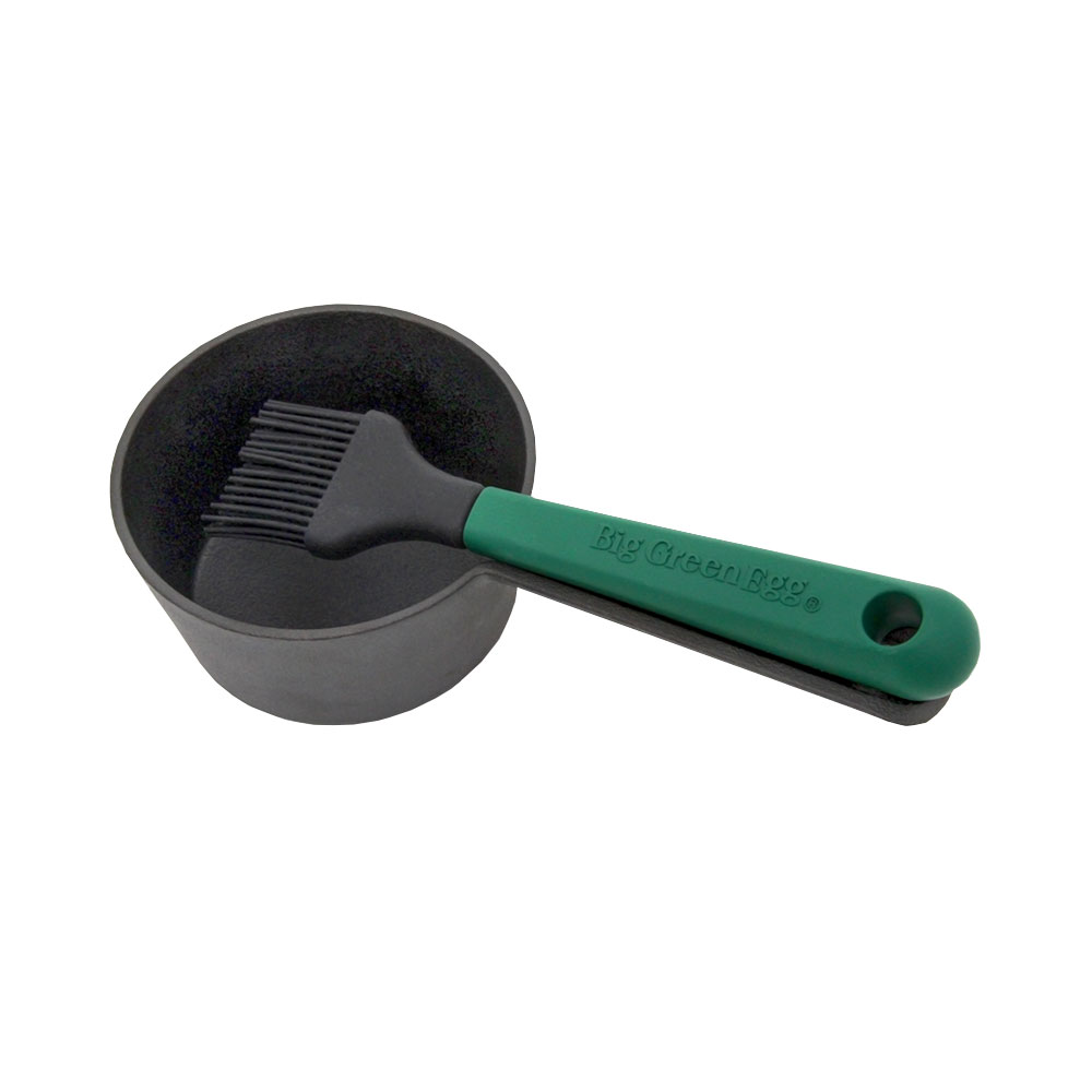 BGE - Litinový rendlík na omáčky se štětcem pr. 12cm