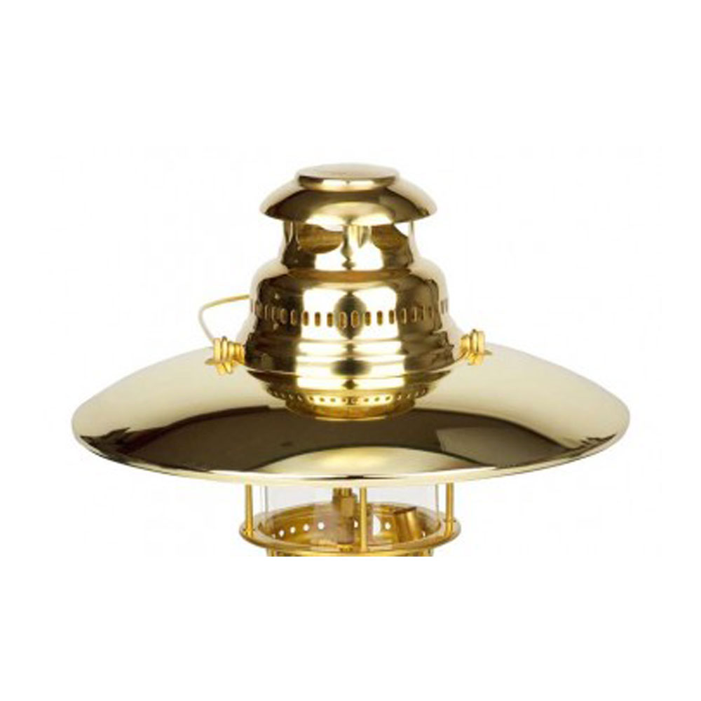 Horní stínidlo petrolejové svítilny HK500 pozlacené