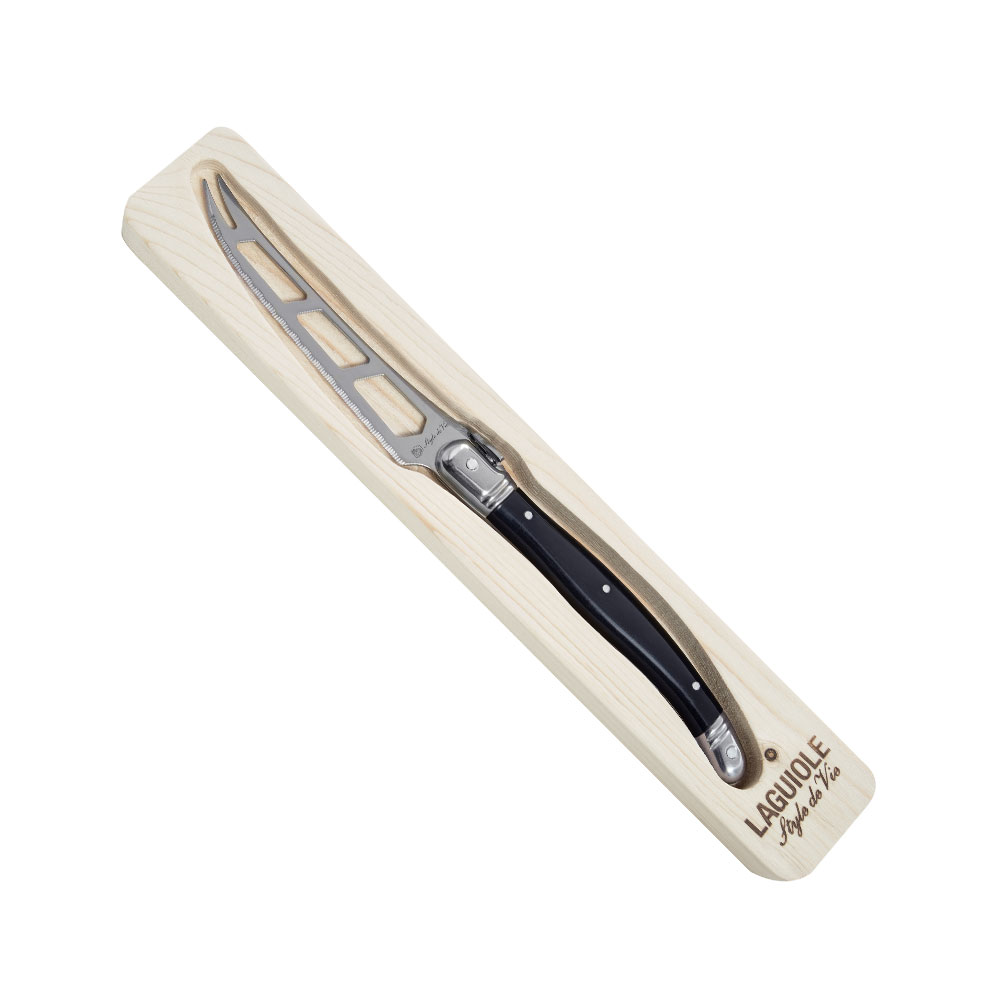 LAGUIOLE Premium - nůž na sýr, rukojeť černá