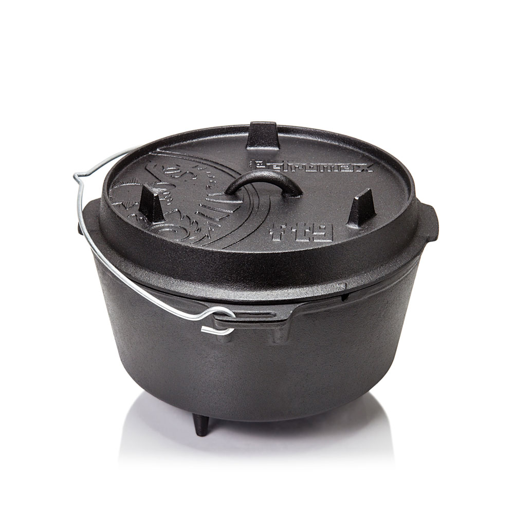 Litinový kotlík s nožičkami ft12 "Dutch Oven" 10,8 l